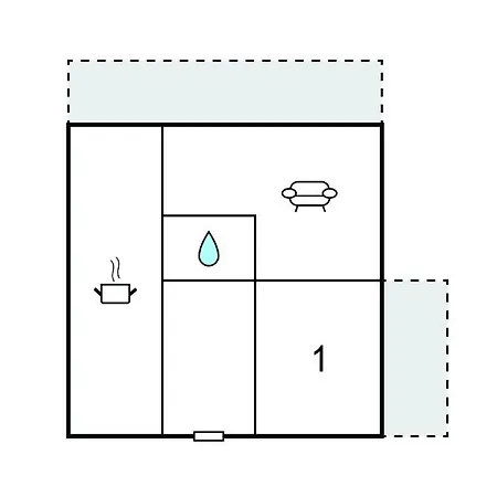 1 Bedroom Gorgeous In * Palit